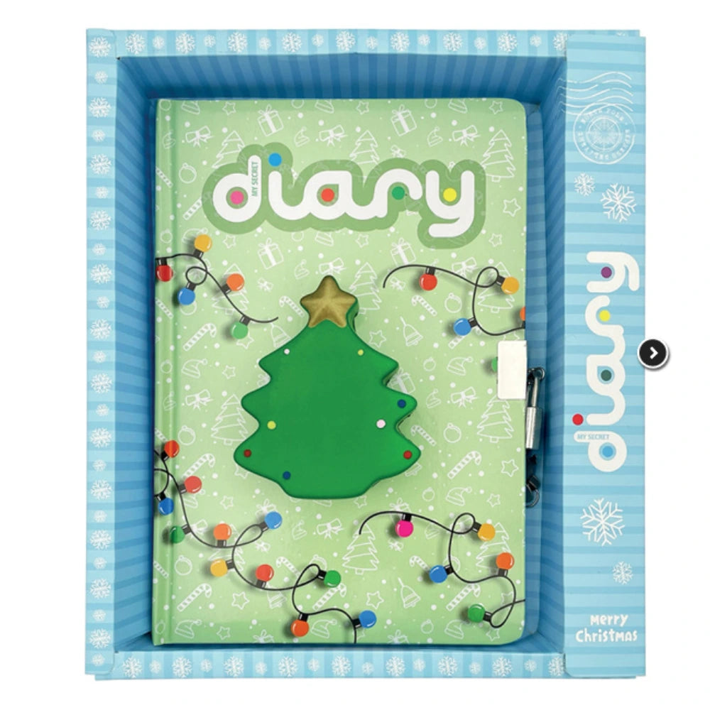 Diario Segreto Squishy di Natale Lebez con Lucchetto 13x18