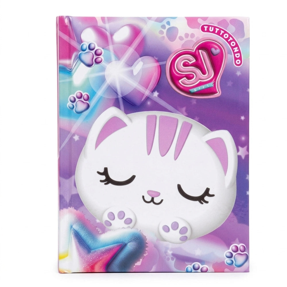 Diario SJ Girl Datato 2026/2027 – Glowcat White