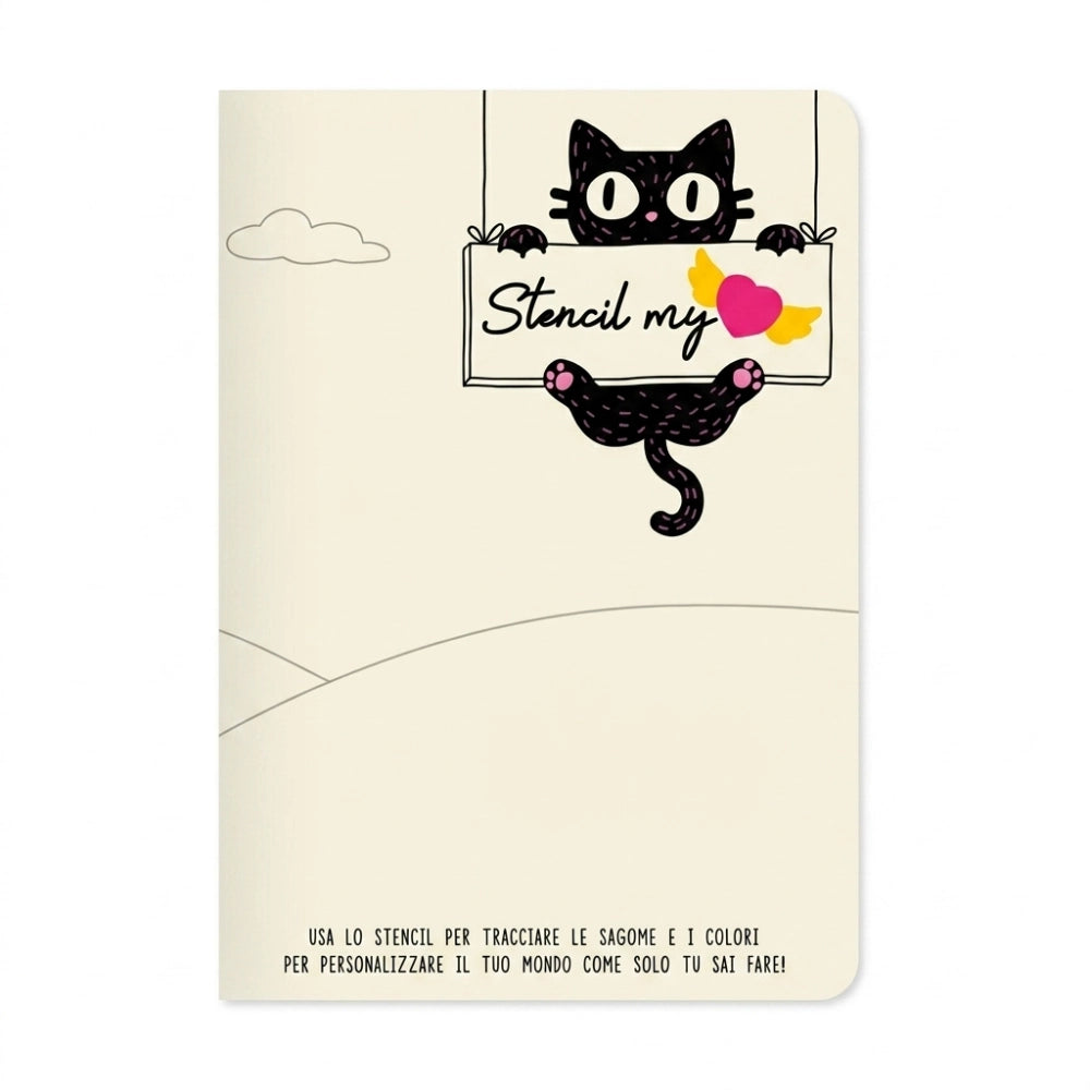 Diario Teenace Standard 12 Mesi Pastello Bianco 13,6x18,3 cm