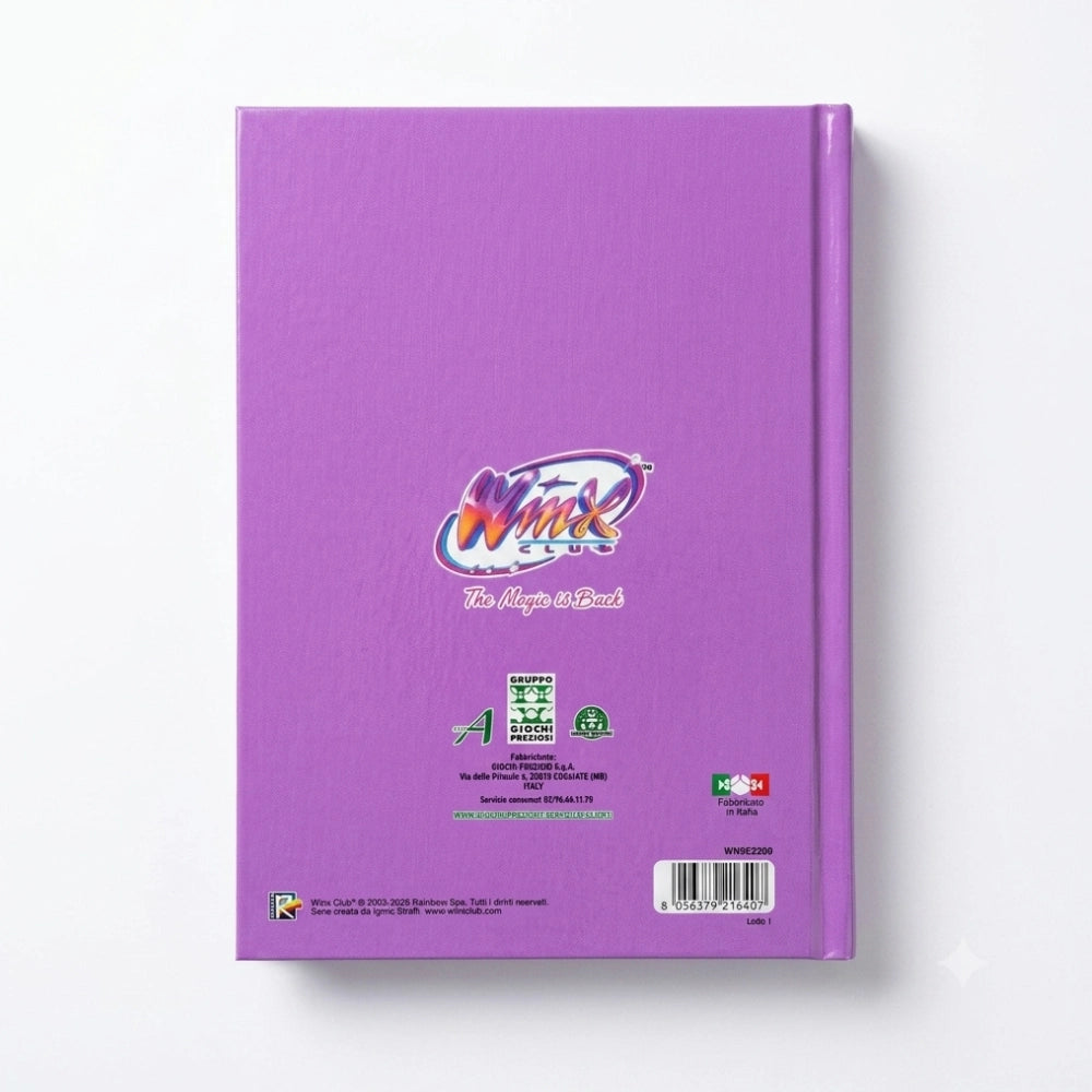 Diario Winx Club 2026/2027 – due fantasie disponibili fronte e retro