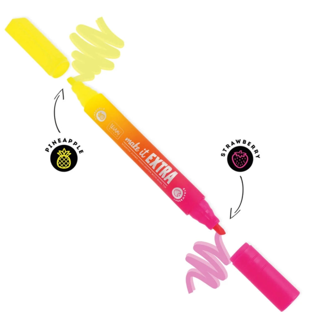 Legami Make It Extra – Evidenziatore gigante profumato a doppia punta