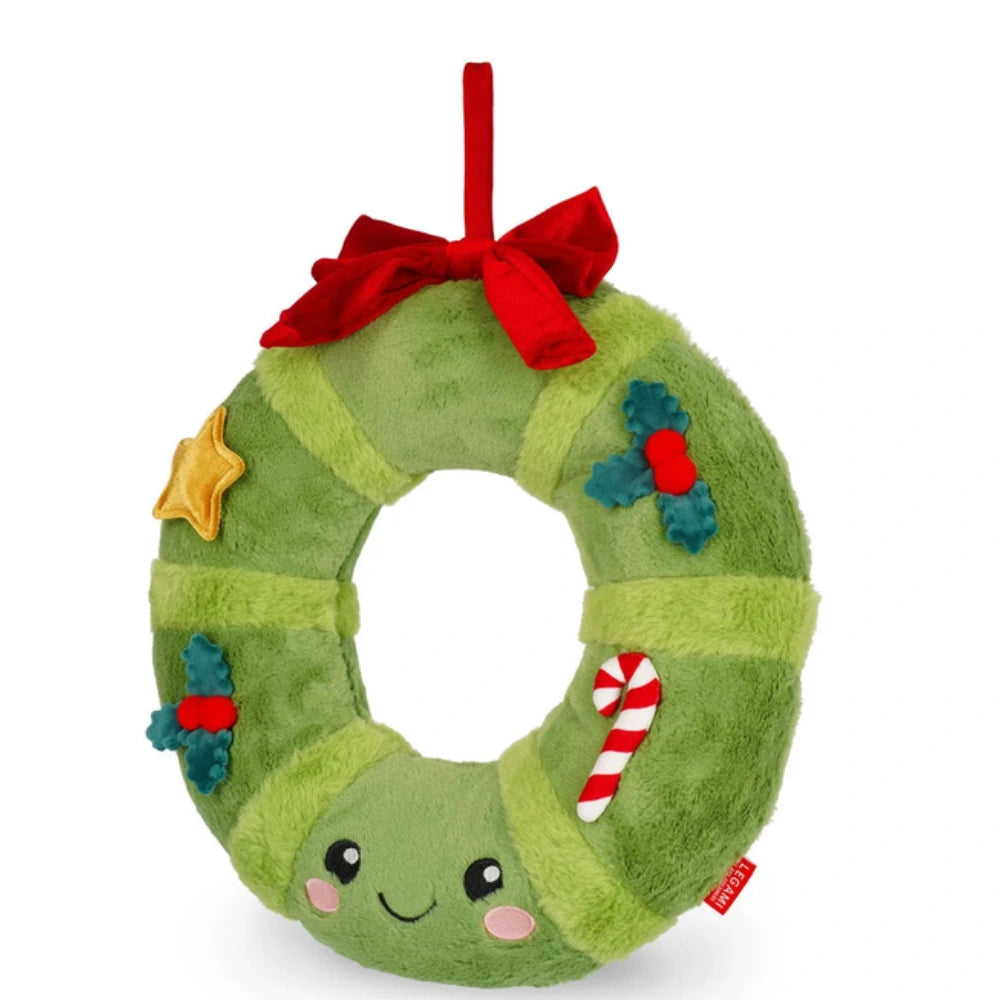 Legami Ho-Ho-Hornaments – Ghirlanda di Natale in peluche verde