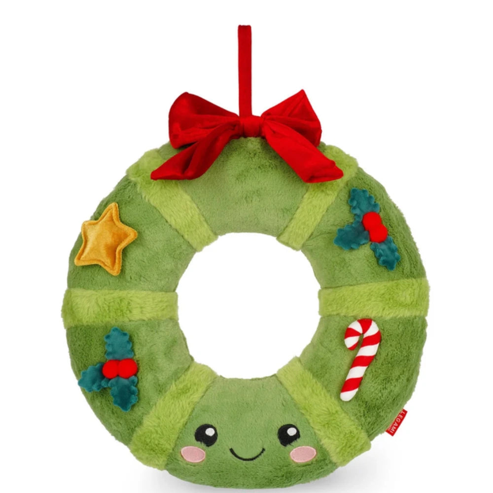 Legami Ho-Ho-Hornaments – Ghirlanda di Natale in peluche verde
