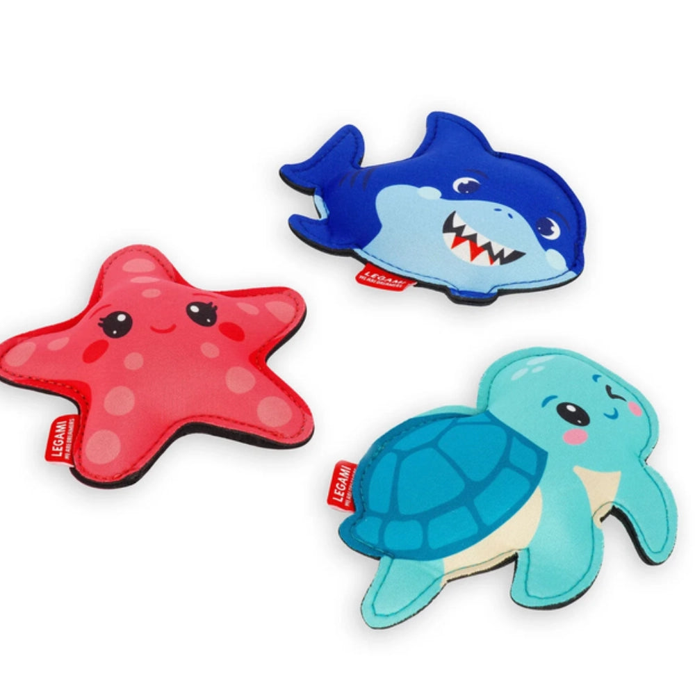 Set giochi da immersione Legami - tartaruga, stella marina e squalo visti dall'alto