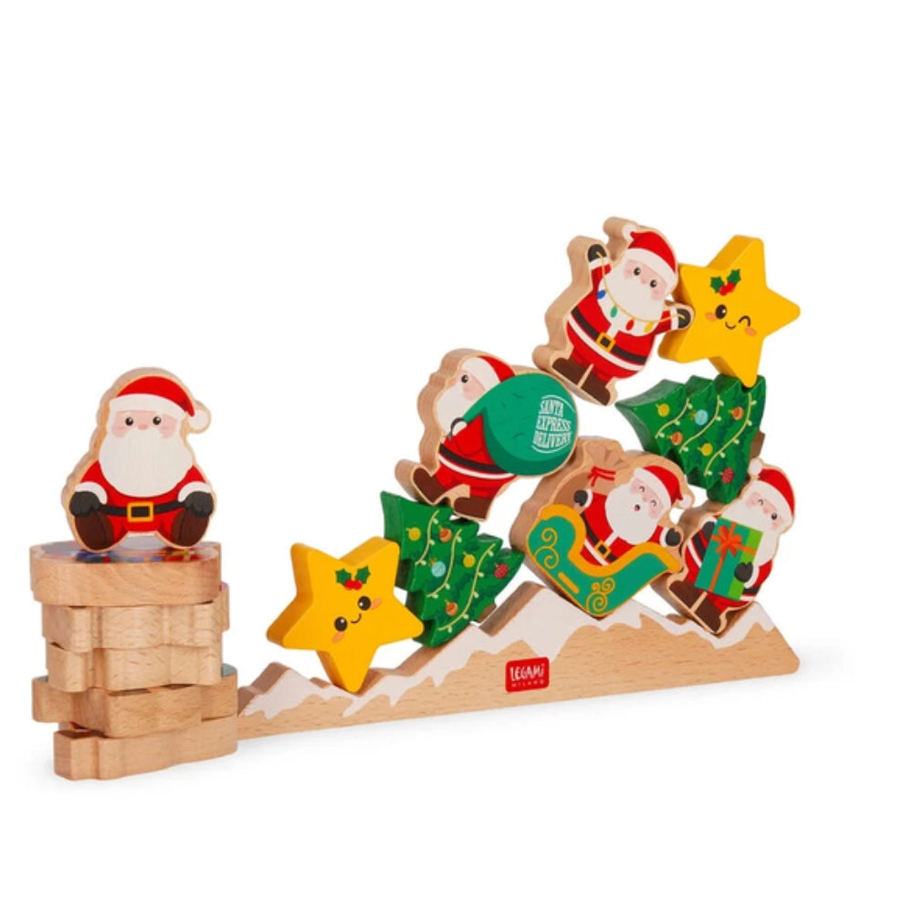 Legami Ho Ho Ho Balancing Game – Gioco natalizio impilabile in legno