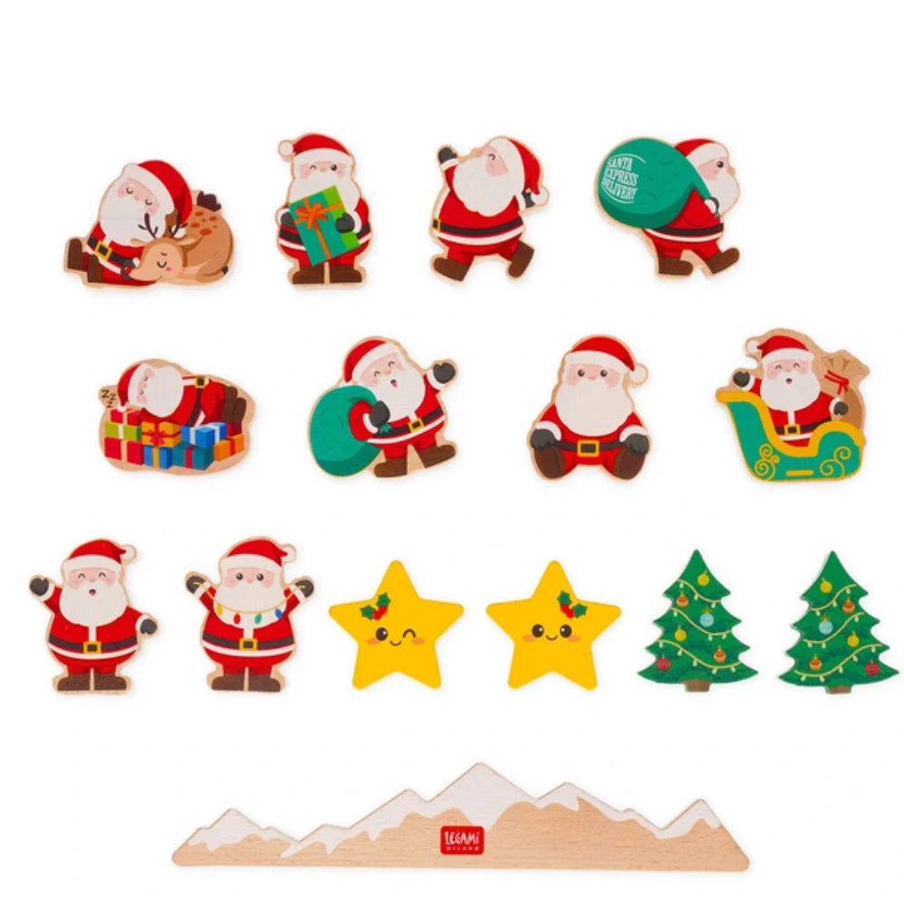 Legami Ho Ho Ho Balancing Game – Gioco natalizio impilabile in legno