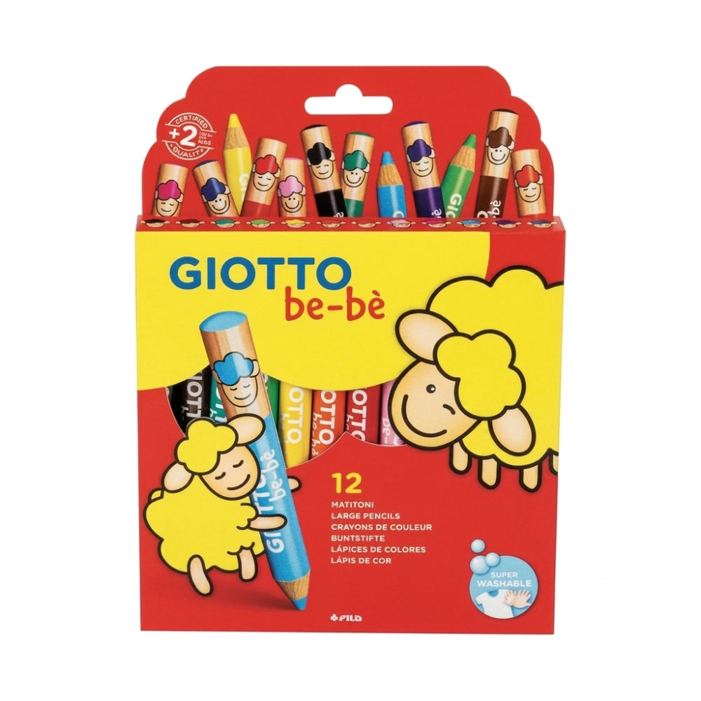 matitoni mega giotto bebè confezione da 12 colori edizione 2026