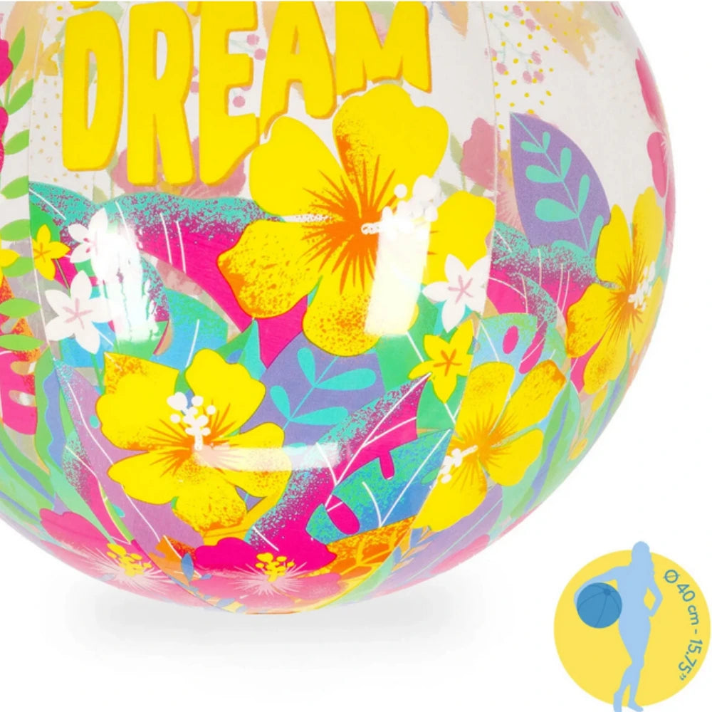 Legami Palla da Spiaggia Gonfiabile Tropicana Dream – Glitter Beach Ball