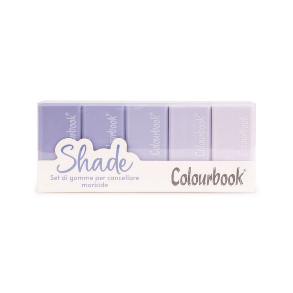 Set 5 Gomme da Cancellare Shade Lavanda – Colourbook