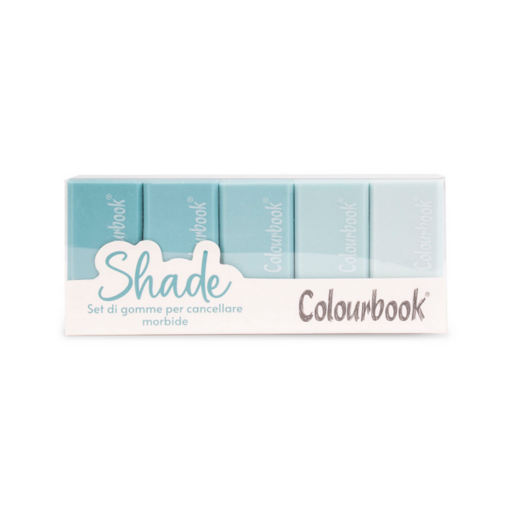 Set 5 Gomme da Cancellare Shade Azzurra – Colourbook