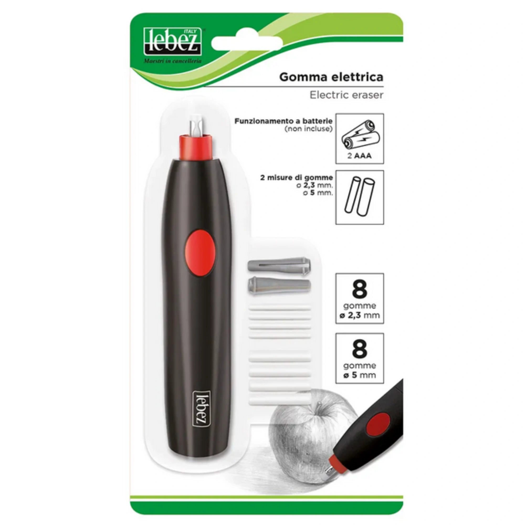 Gomma elettrica a batteria Lebez