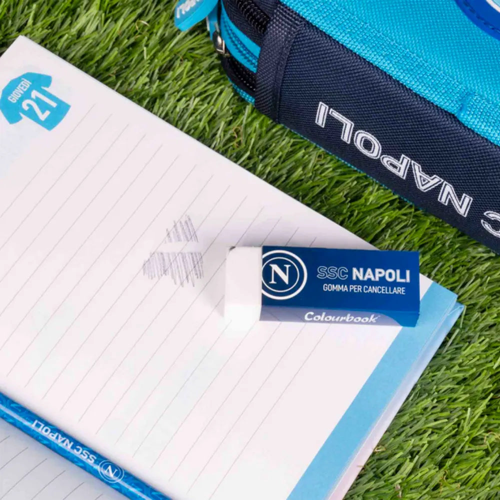 Gomma Bianca SSC Napoli Colourbook - Cancella Senza Lasciare Traccia | Ufficiale