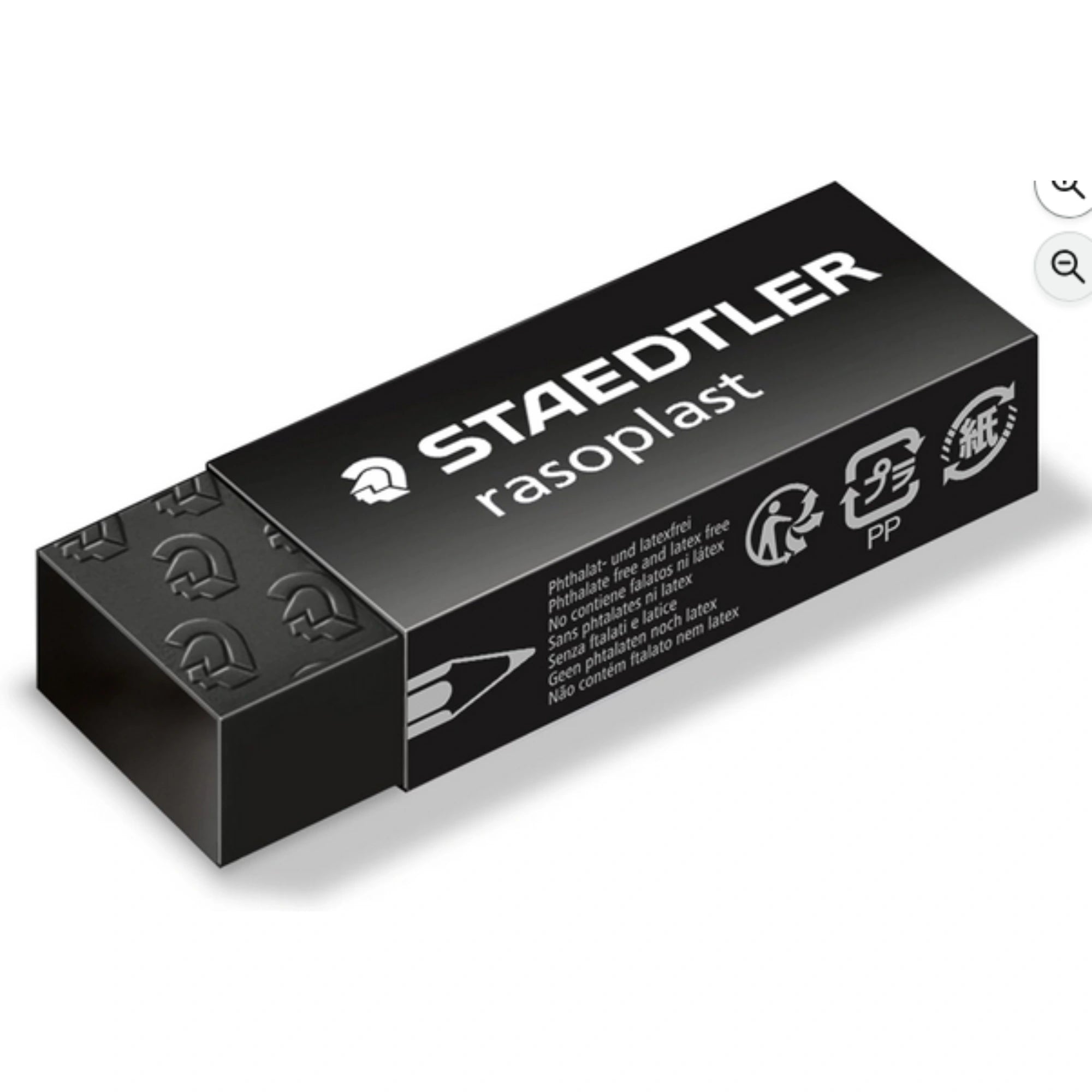 Gomma Nera Staedtler per Matite Colorate e Inchiostro - Cancellatura Professionale