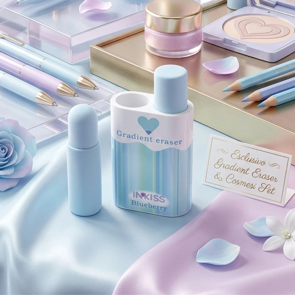 INKISS Confezione 2 Gomme Profumate Mirtillo | Make-Up Your Desk