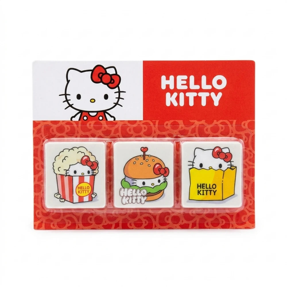 Tris di Gomme per Cancellare Hello Kitty 2026 – Set 3 Gomme Sanrio