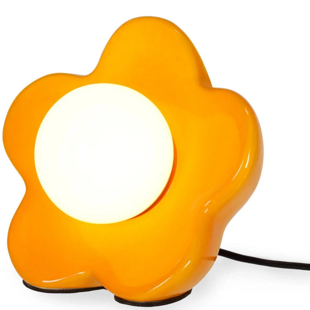 Lampada LED da Tavolo Flower Power Shiny Orange – Legami