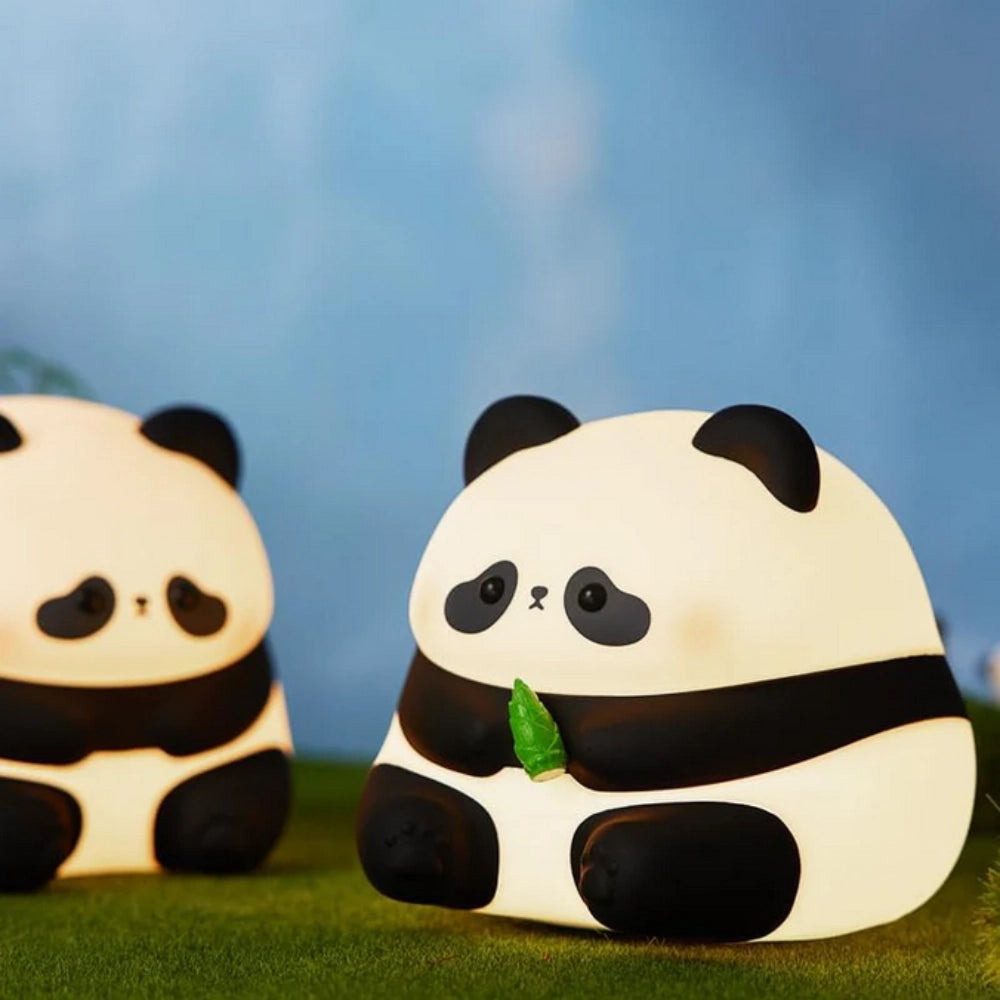 luce da compagnia olli panda in morbido silicone disponibile da cartoleria claudio