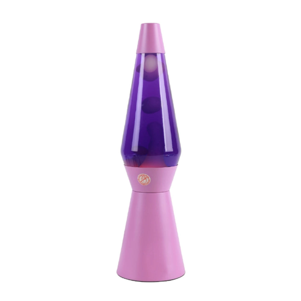 Lampada Lava LED Spaceship iTotal – Base Viola Liquido Viola Cera Bianca
