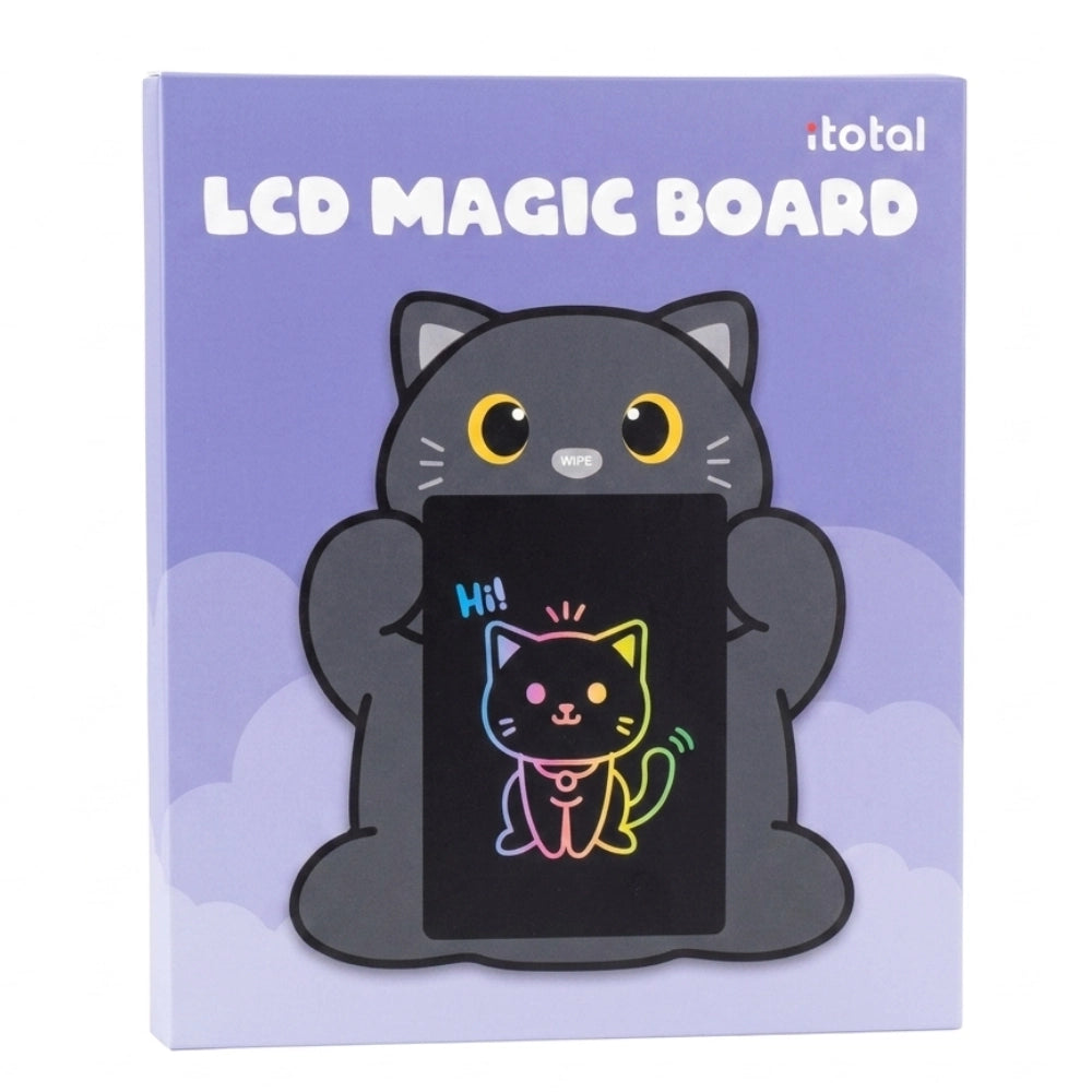 Lavagna Magica LCD I-Total Black Cat – Tavoletta Scrittura Bambini | XL3170