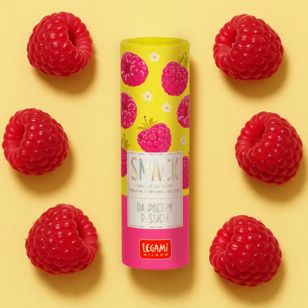Burrocacao Raspberry Smack Legami – Labbra Nutrite alla Fragranza di Lampone