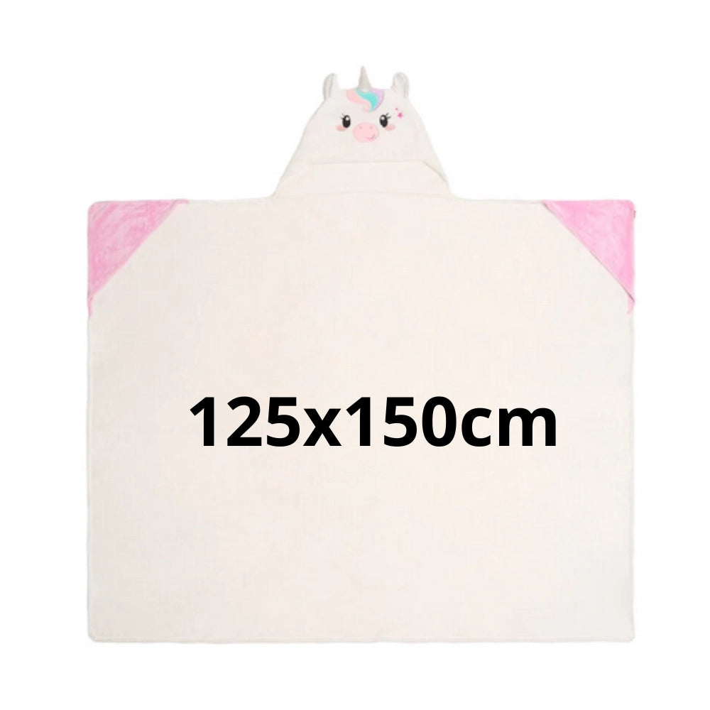 Legami Coperta con Cappuccio Unicorn - Cosy Hugs