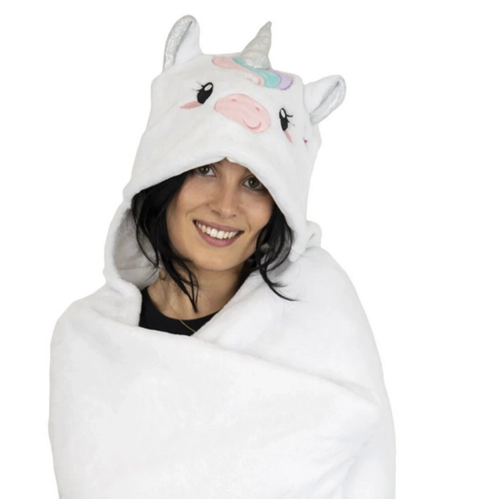 Legami Coperta con Cappuccio Unicorn - Cosy Hugs