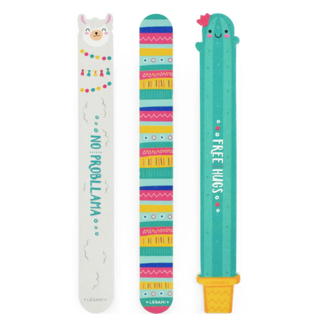 Set di 3 Lime per Unghie Llama — Nails Before Males! | Legami