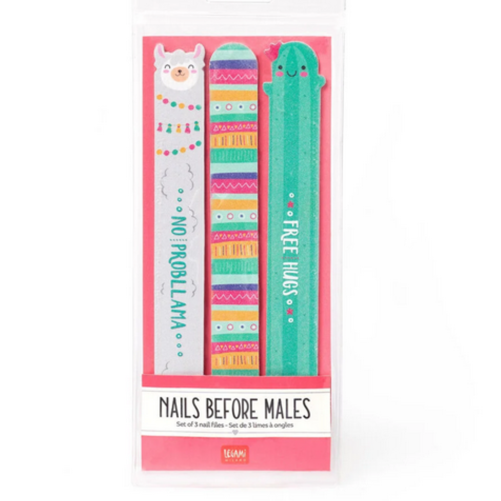 Set di 3 Lime per Unghie Llama — Nails Before Males! | Legami