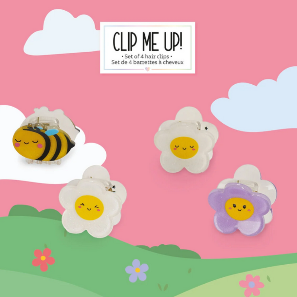 Set di 4 Mini Mollette per Capelli Bee — Clip Me Up! | Legami