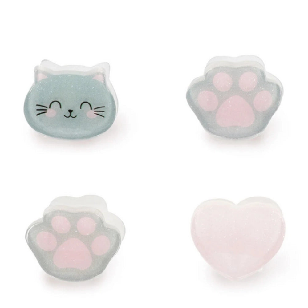 Set di 4 Mini Mollette per Capelli Kitty — Clip Me Up! | Legami