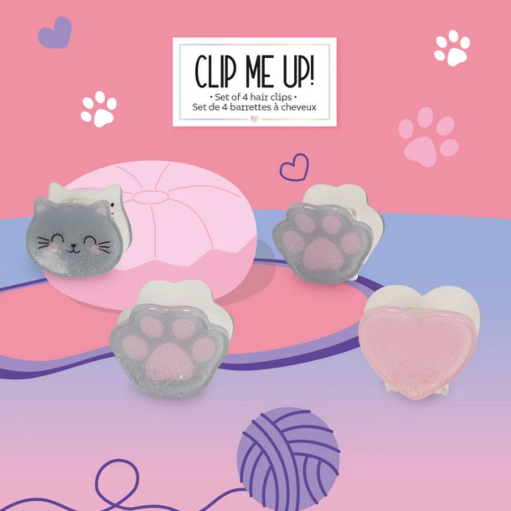 Set di 4 Mini Mollette per Capelli Kitty — Clip Me Up! | Legami