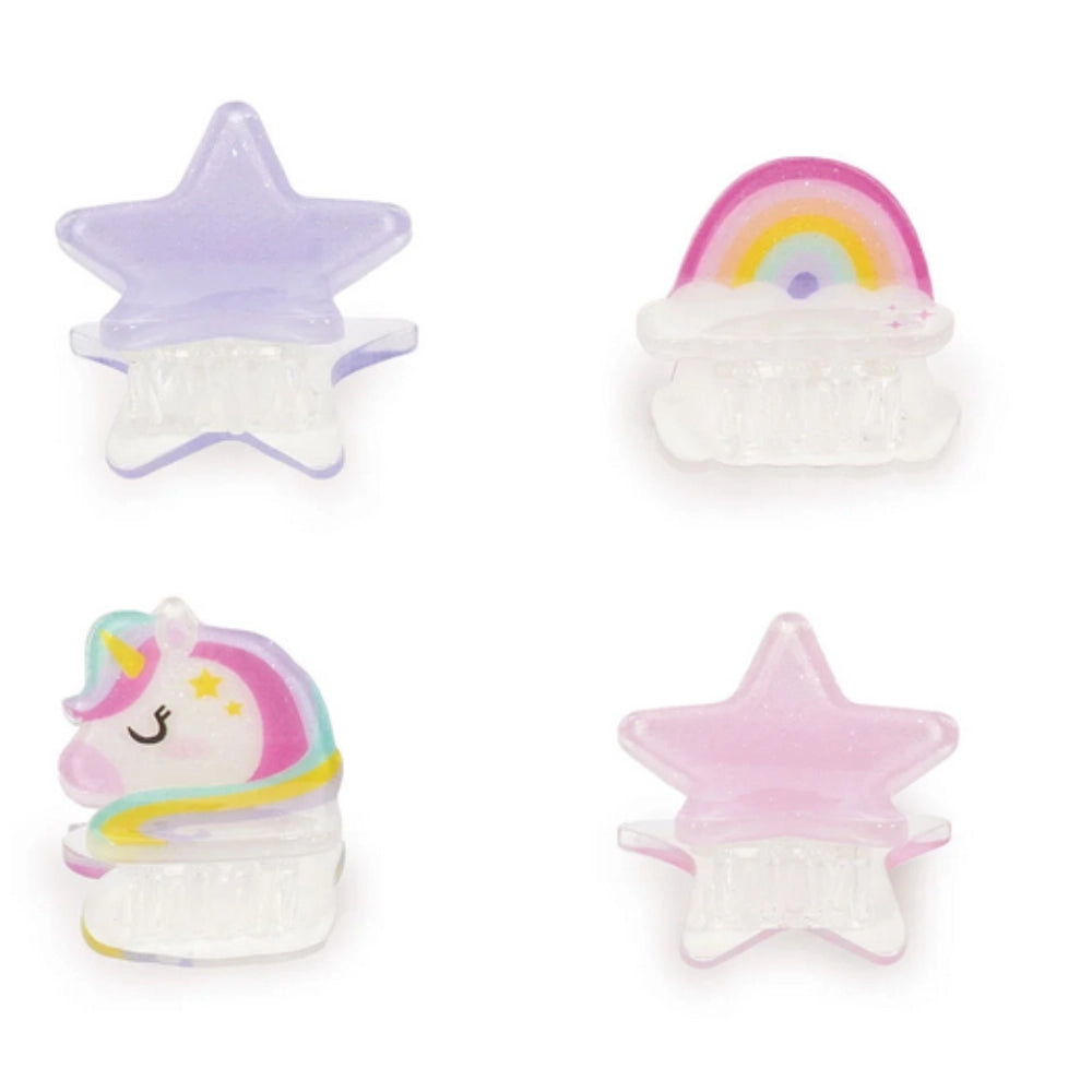 Set di 4 Mini Mollette per Capelli Unicorn — Clip Me Up! | Legami