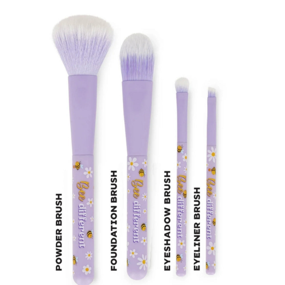 Set di 4 Pennelli per il Trucco Bee — Oh My Glow! | Legami