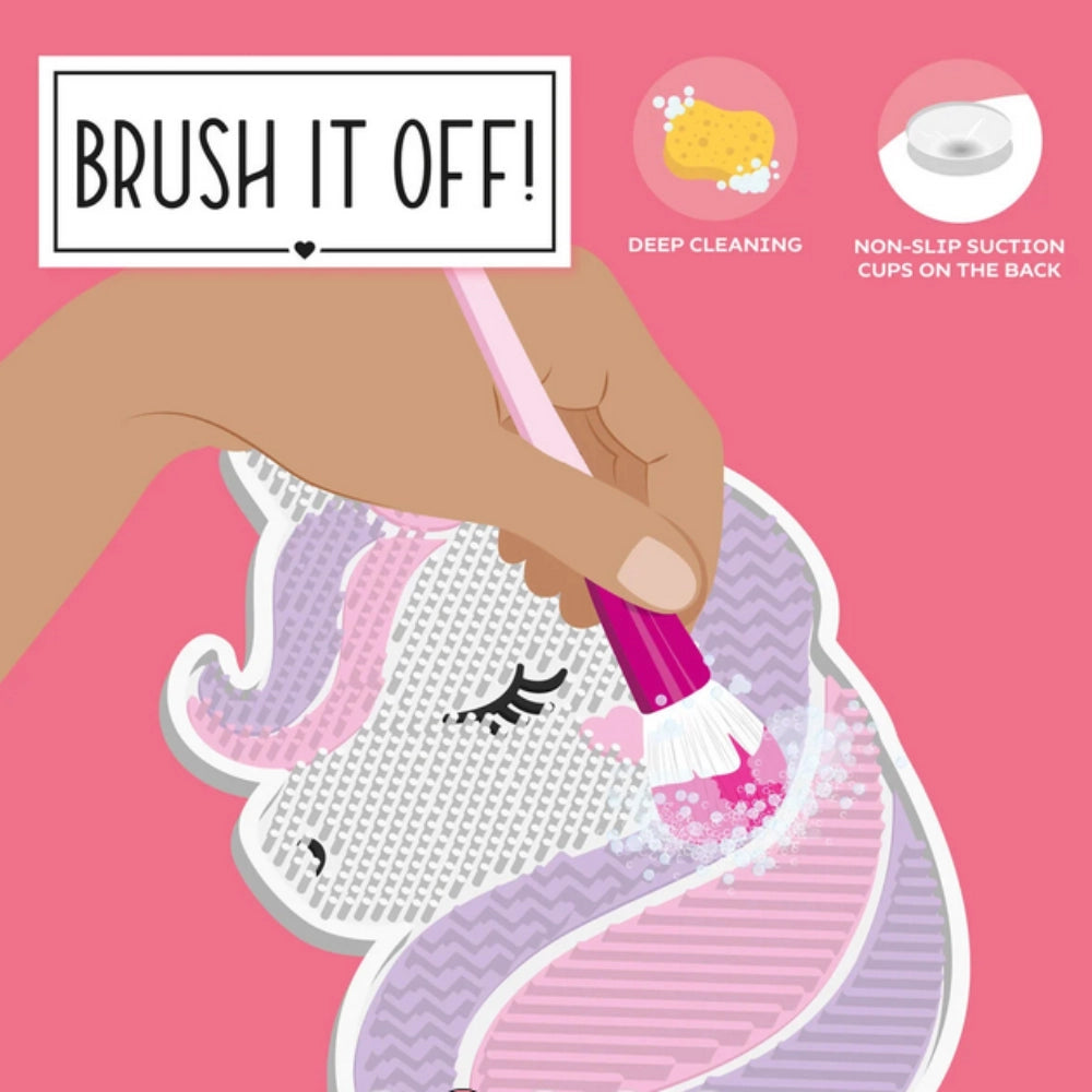Tappetino Pulisci Pennelli da Trucco Unicorn — Brush it Off! | Legami