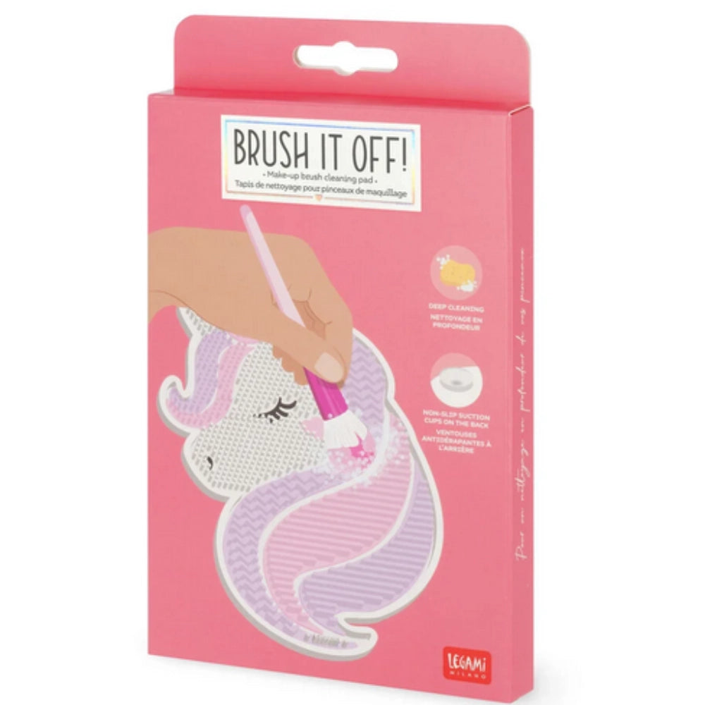 Tappetino Pulisci Pennelli da Trucco Unicorn — Brush it Off! | Legami