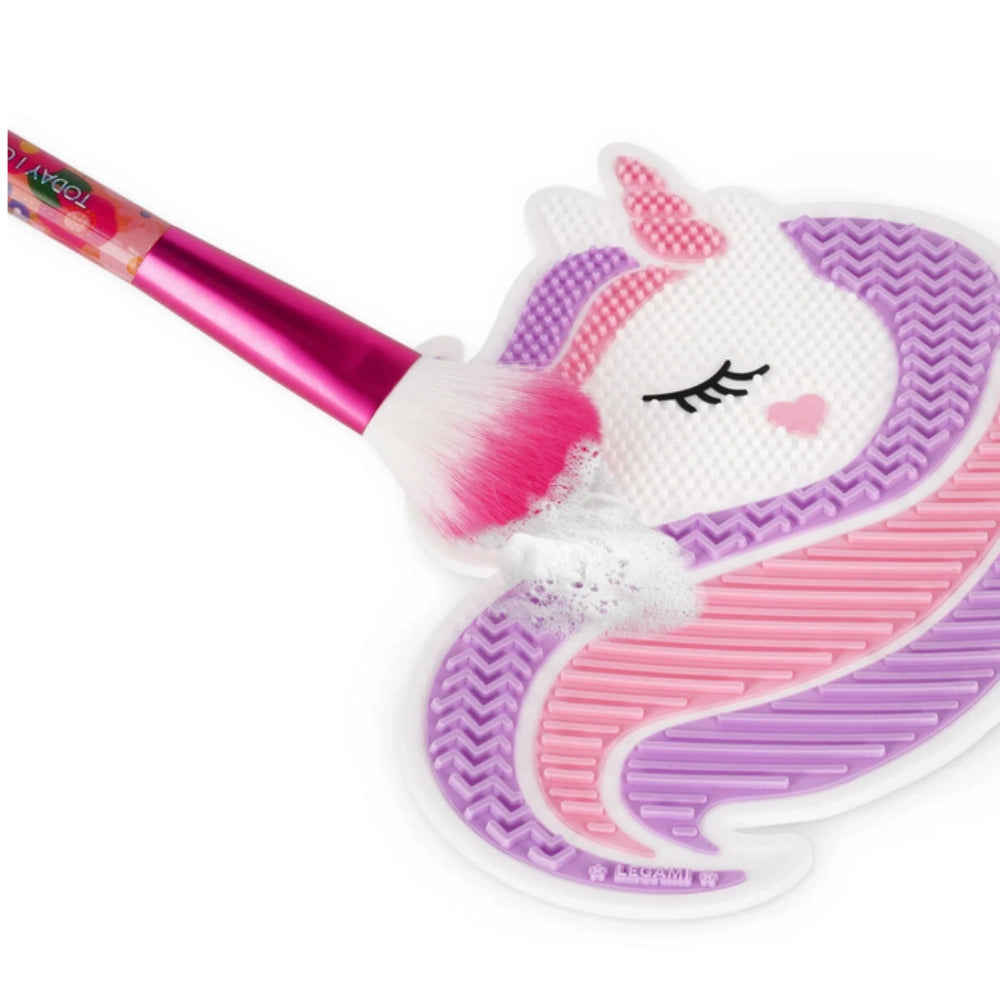 Tappetino Pulisci Pennelli da Trucco Unicorn — Brush it Off! | Legami