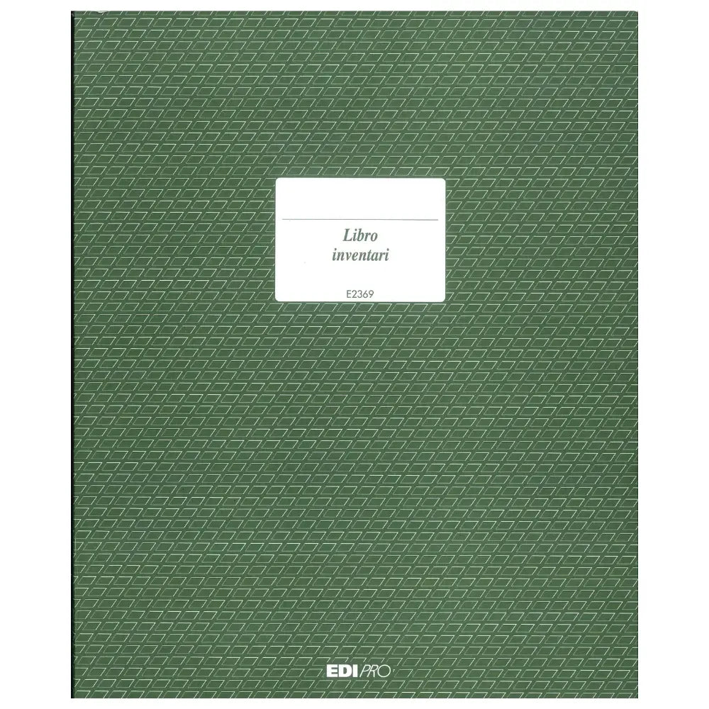 Registro Libro Inventari 31x24,5 cm – 92 Pagine Numerate Edipro