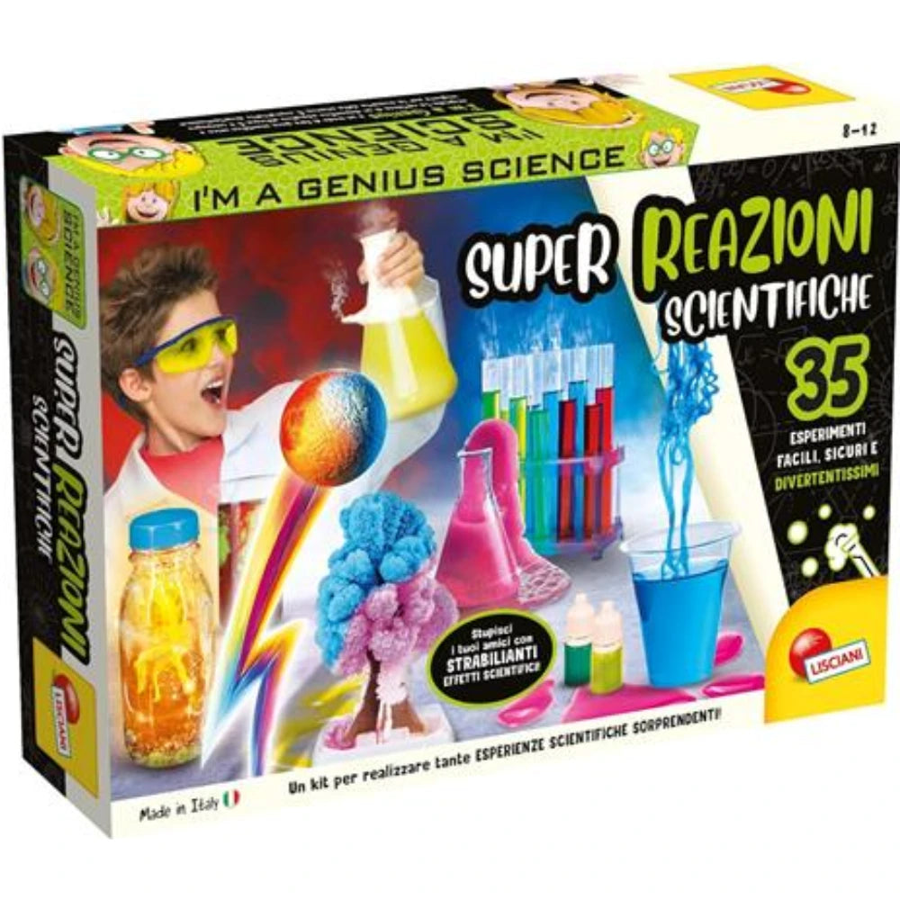 I'm a Genius – Laboratorio Super Reazioni — 40 Esperimenti Scientifici