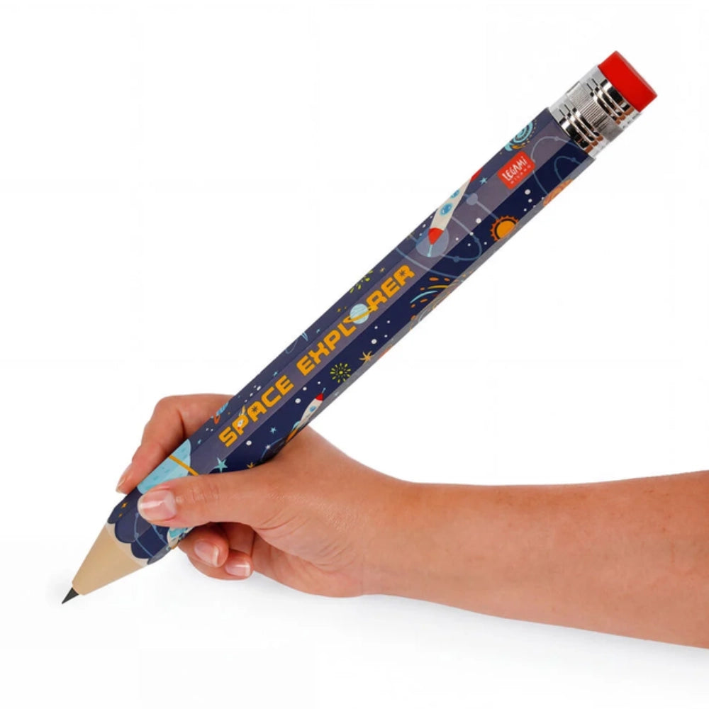 Matite giganti Legami Magic Pencil Jumbo Kitty, Dream Big, Panda e Space, foto del catalogo di Cartoleria Claudio
