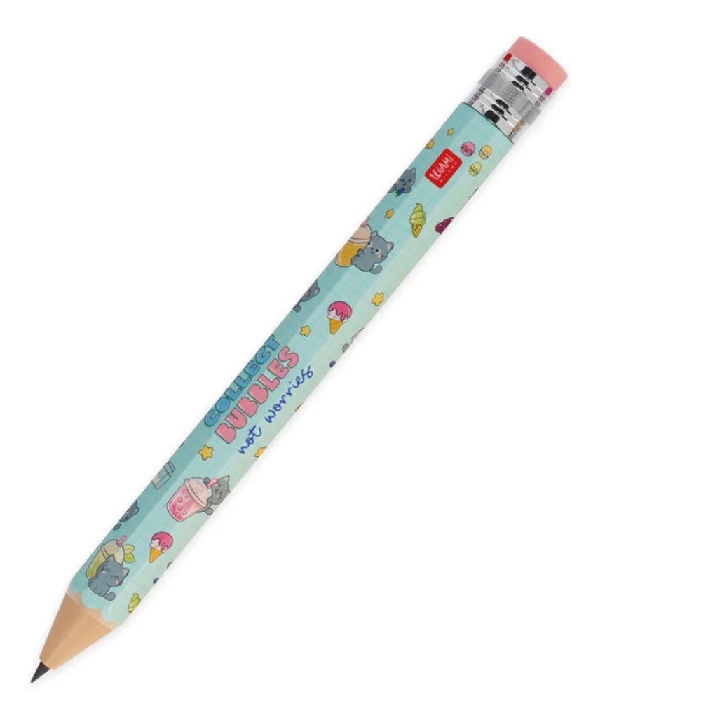 Matite giganti Legami Magic Pencil Jumbo Kitty, Dream Big, Panda e Space, foto del catalogo di Cartoleria Claudio