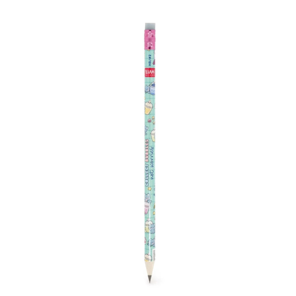 Legami Matita in Carta Riciclata Kitty – matita grafite HB con gommina gattino