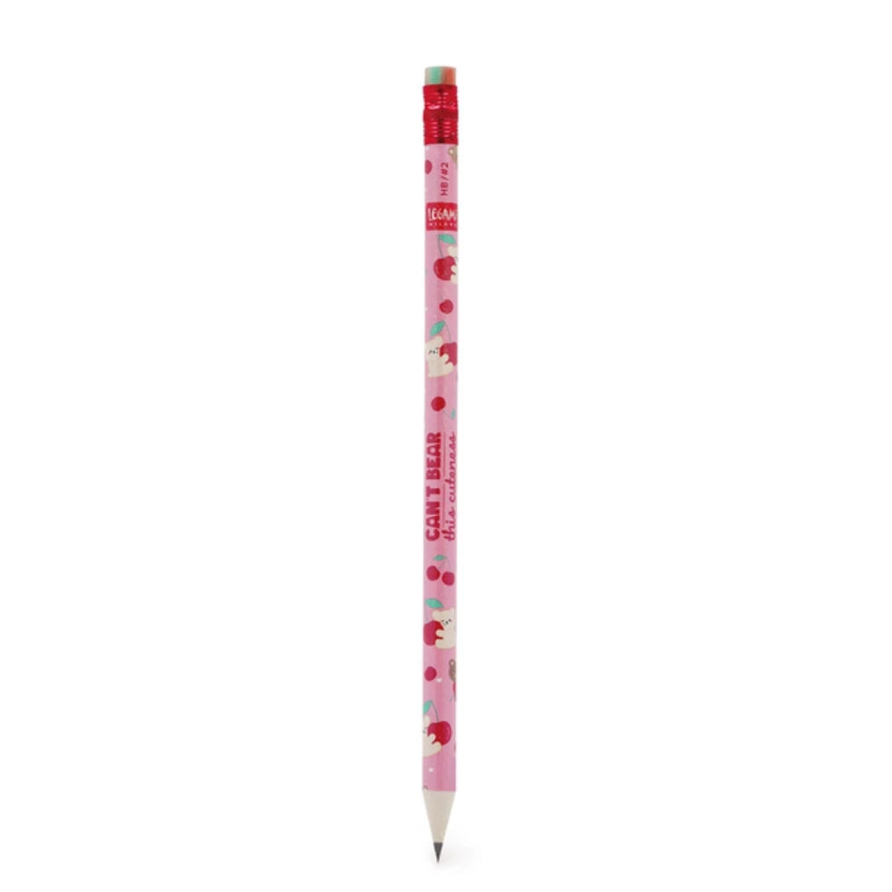 Legami Matita in Carta Riciclata Teddy Bear – matita grafite HB con gommina orsetto