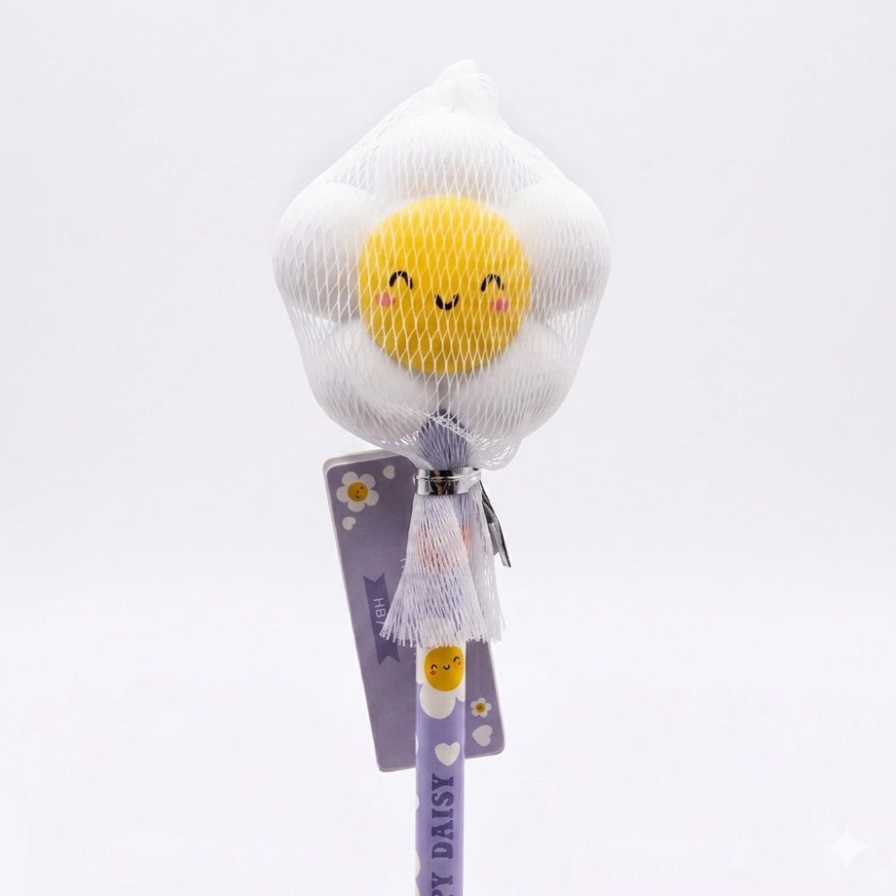 Legami Squeeze Pencil Daisy – Matita con Personaggio Squishy Margherita