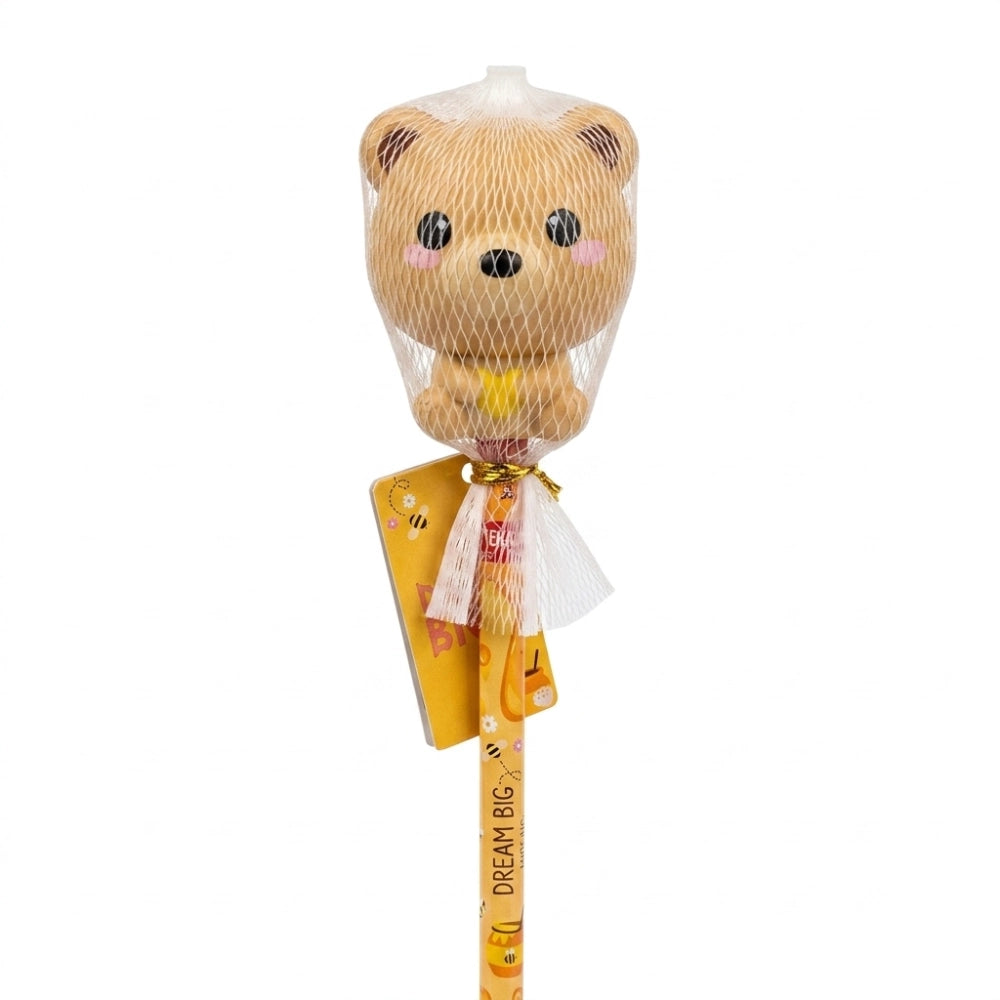 Legami Squeeze Pencil Teddy Bear – Matita con Personaggio Squishy