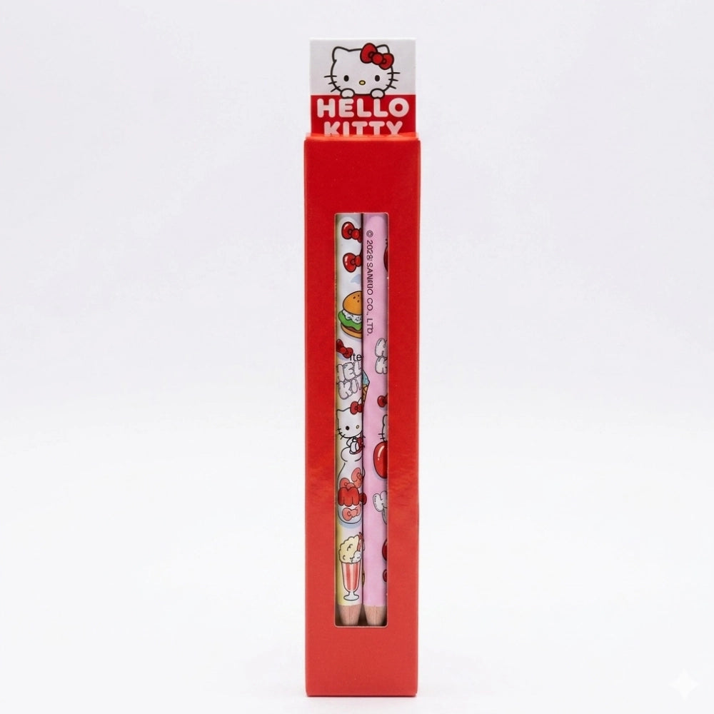 4 Matite Hello Kitty in Confezione 2026 – Set Matite Sanrio