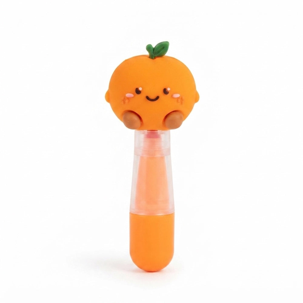 Mini evidenziatori kawaii Fresh Market I-Total set 6 pz confezione completa - Pomodoro Arancia Fragola Broccolo Limone Melanzana