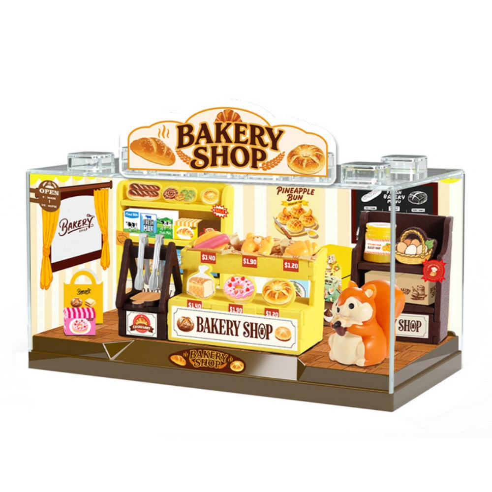 Mini World I-Total Shop in a Box – Bakery Shop | Kit DIY Panetteria in Miniatura