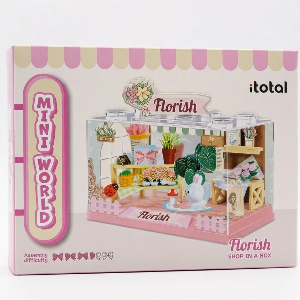 Mini World I-Total Shop in a Box – Florish | Kit DIY Fioreria in Miniatura