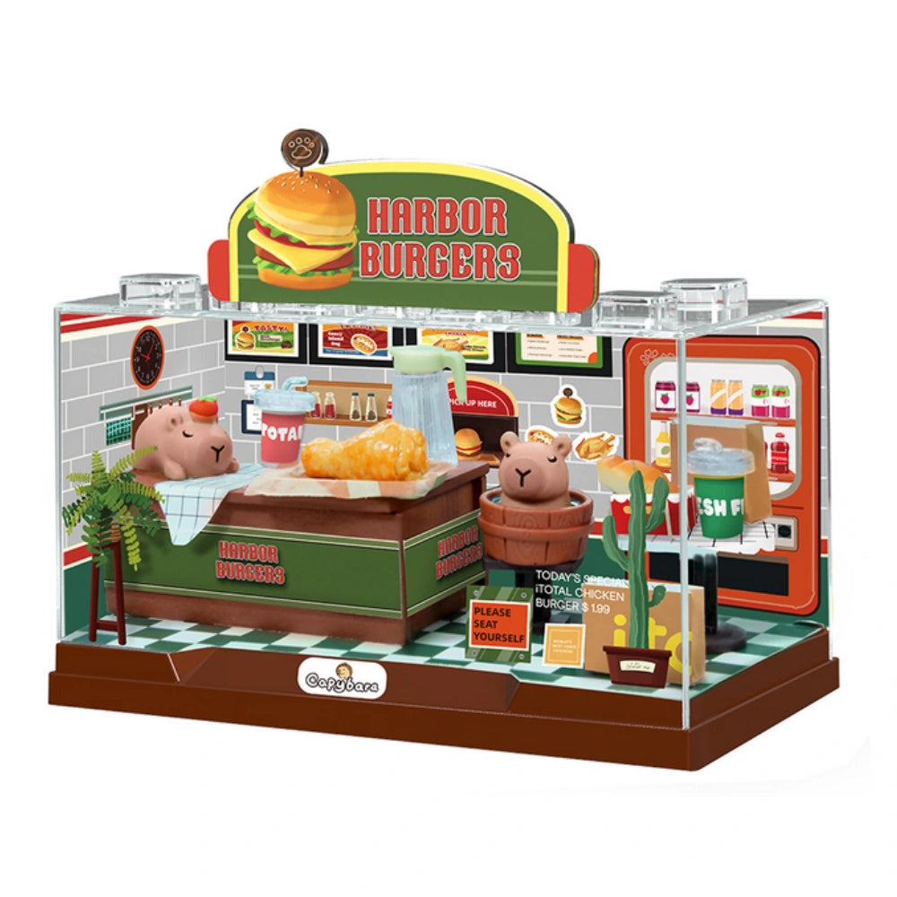 Mini World I-Total Shop in a Box – Fried Chicken Shop | Kit DIY Fast Food Miniatura