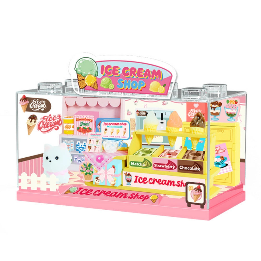 Mini World I-Total Shop in a Box – Ice Cream Shop | Kit DIY Gelateria Miniatura